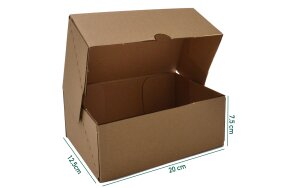 CARDBOARD POSTAL BOXES 20x12,5x7,5cm SET/10